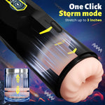 LEVEL UP - Male Masturbator Toy -- Includes NINE Different Thrusting Modes